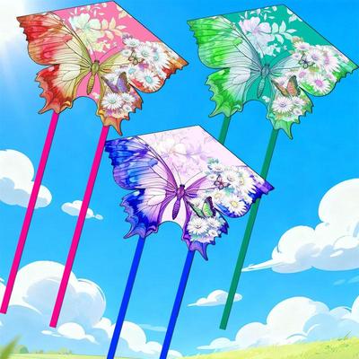 Beautiful Butterfly Kite For Kids Adults Large Kite With Long Tail Easy To Fly For Outdoor Beach Park Activities
