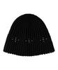Aleseueseussi Mini Cross Rivet Beanie - Black
