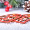 Christmas Wooden Pendants For Xmas Tree Glass Decorations Snowflakes Bell Pendant 3D Red bells/stars/christmas Ornaments In Mini