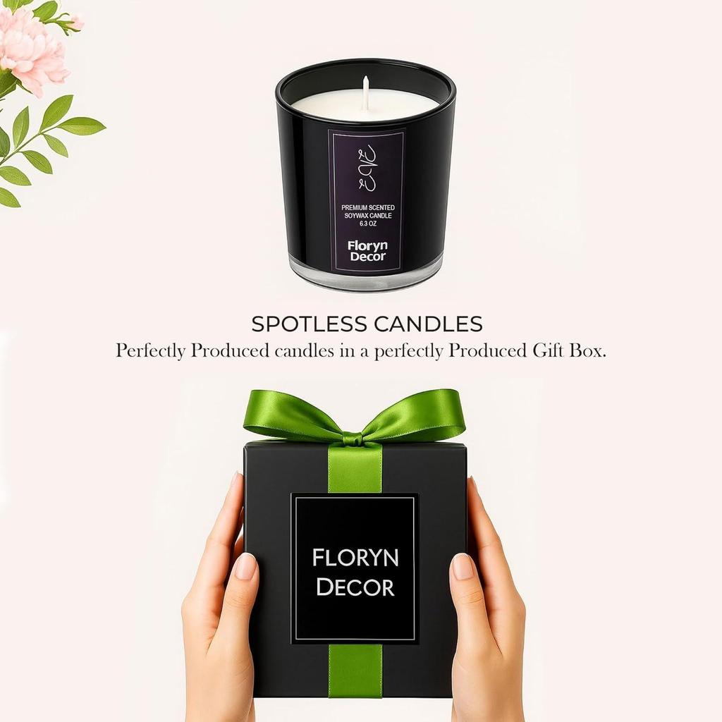 Decor Glass Premium Scented Candles for Home Decor with Wodden Lid- Perfect Fragrance Candle for, Gifts and Relaxation|Fragrance- Oudh