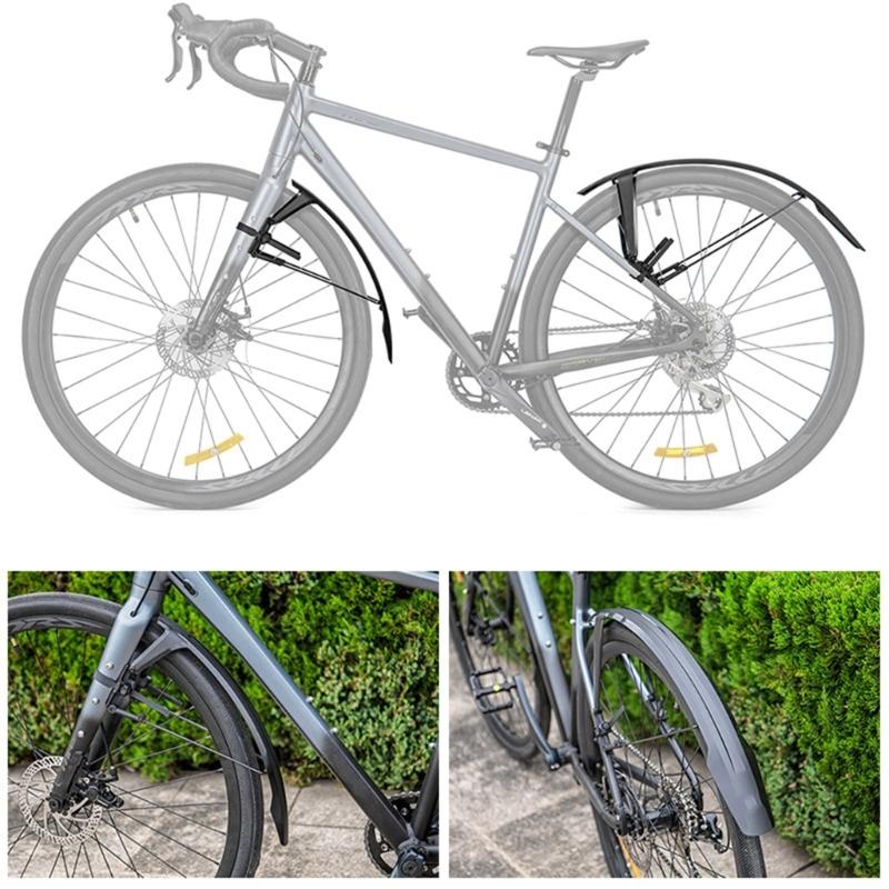 Adjustable Front Rear Mud Guards Universals Bicycles Mudguard Windproof Mountain Bike Mudguard Easy to Install