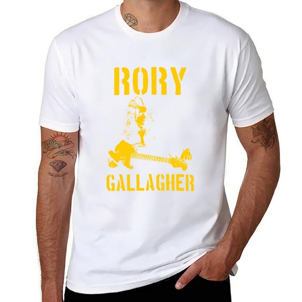 Rory Gallagher TShirt Gym Wear Breathable Short Sleeve Tee