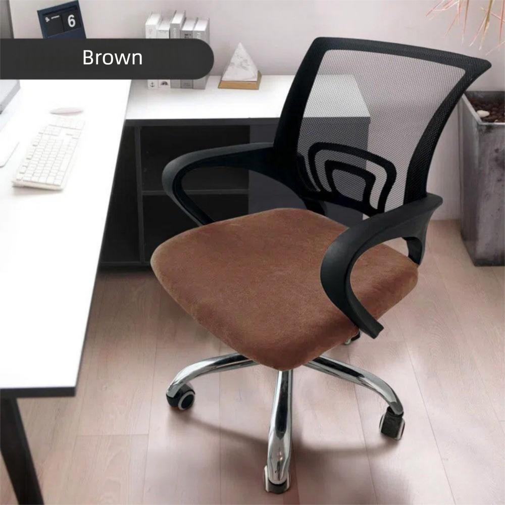 Washable Office Chair Cover Elastic Dust Cover Universal Rotating Chair Seat Cover Home Office