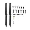 Durable Fence Post Support Kit for Yard Installation
