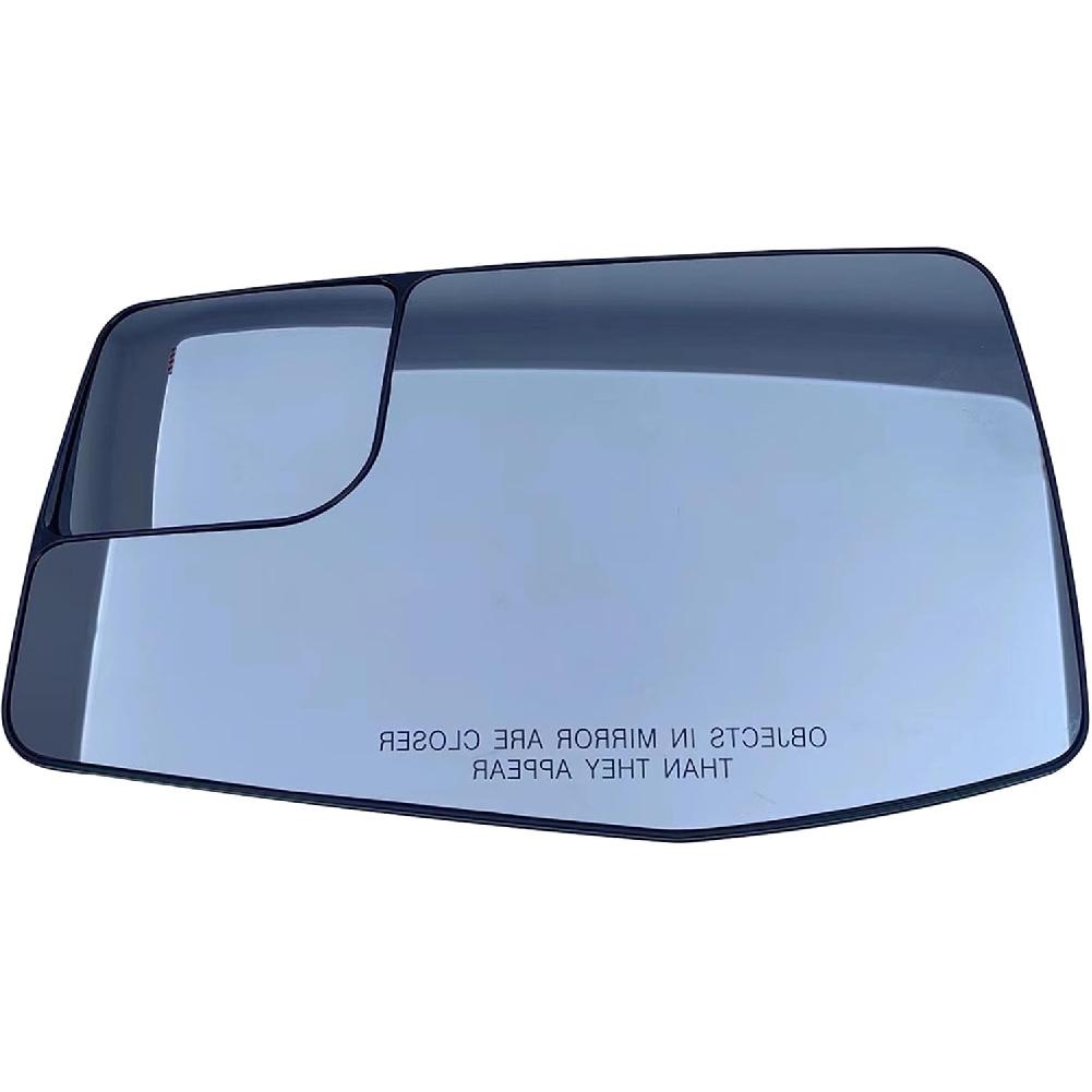 Replacement Driver Left Side Mirror Glass Heated With Back Plate For Chevrolet Silverado GMC Sierra From  To 2024