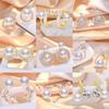 Fashionable, Sweet and Shining Zircon Ear Studs. Elegant and Simple Earrings for Women.