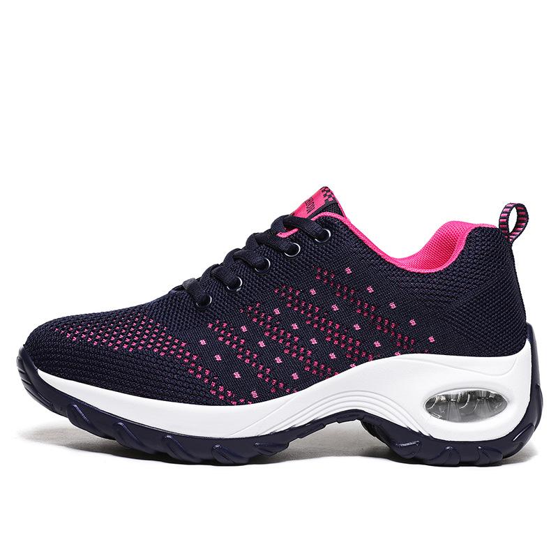 Breathable women's shoes running shoes fashion casual platform sports shoes women's square dance casual large size