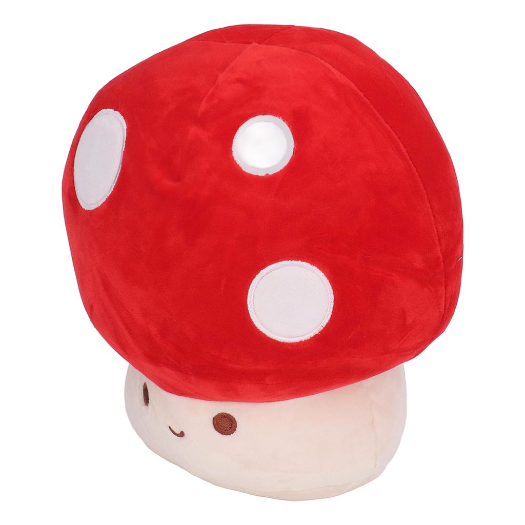 23cm Mushroom Plush Stuffed Toy Comfortable Soft Cute Mushroom Doll Pillow for Car Home Office Decoration