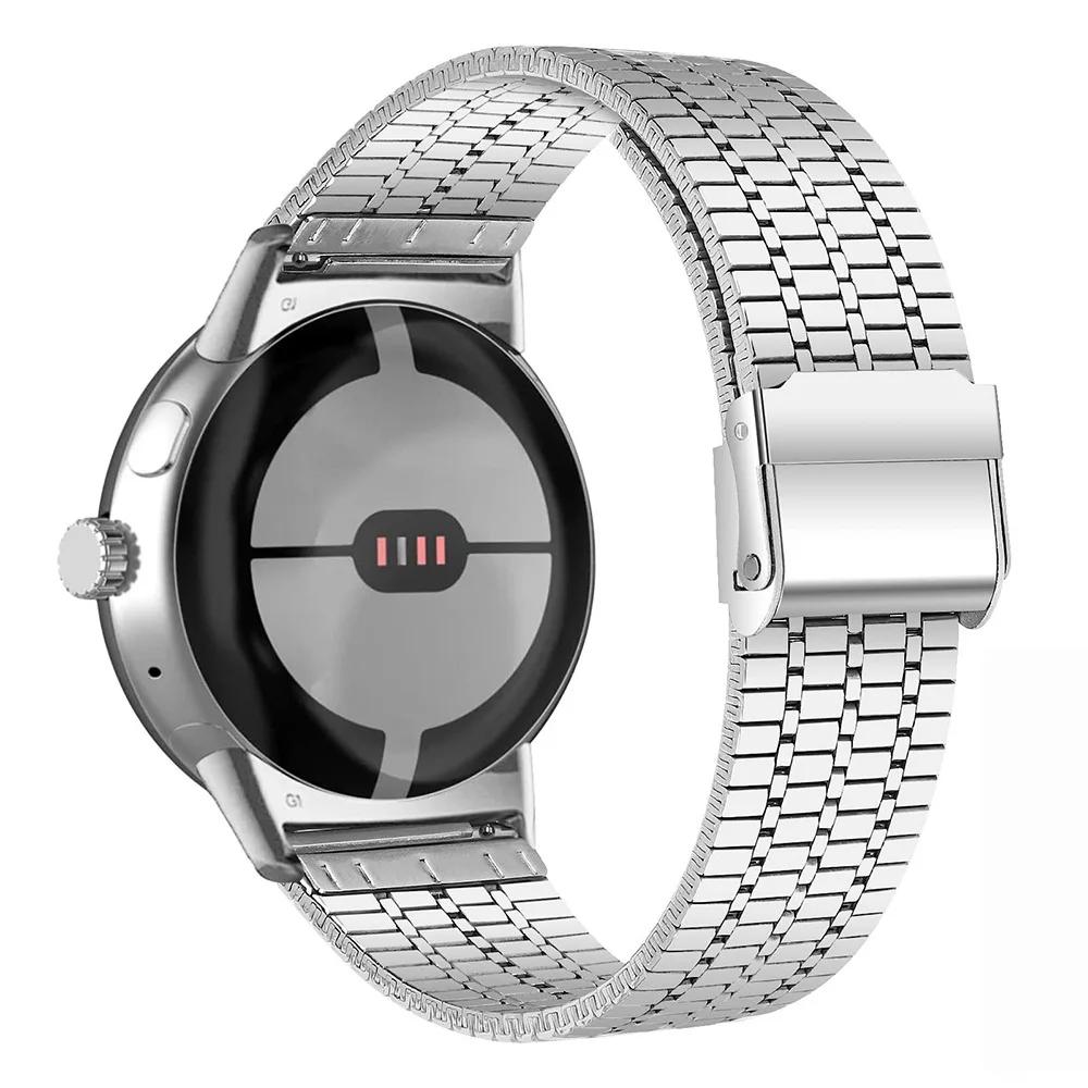 Minimalist Strap For Google Pixel Watch 3 45mm Stainless Steel Band For Google Pixel Watch 1 2 3 Wristband Replace Bracelet Accessories