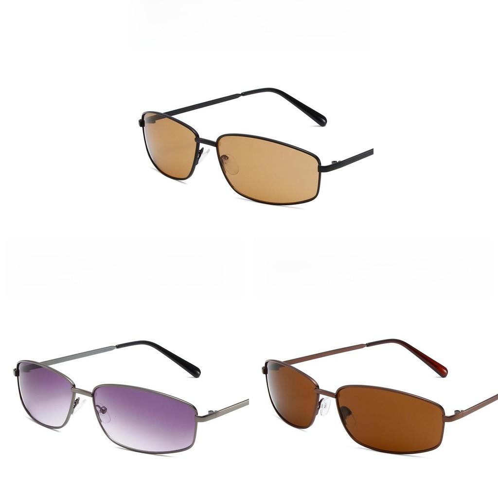 Occhiali da Sole Quadrati Retrò Uv400 Montatura in Metallo Moda Viaggio Per Donne