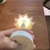 1Pcs Mini Dollhouse Retro Flower Lamp Creative Lily Of The Valley Lotus LED Night Light for DIY Fairy Garden Ornaments