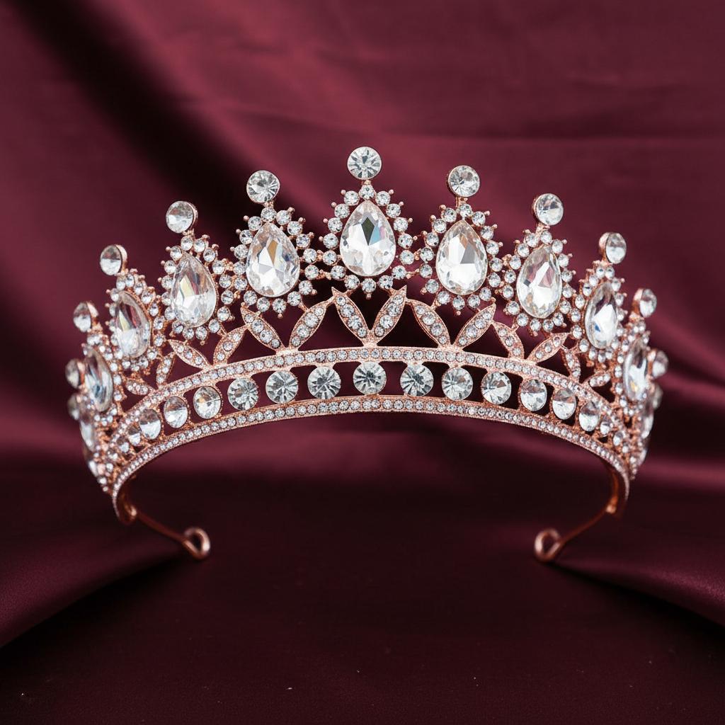 Luxury Wedding Bridal Tiaras Crown Crystal Diadem Crystal Headband Wedding Accessories Prom Women Gifts Holiday Party Supplies