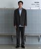 MUSINSA STANDARD [City Workers] Moleskine Tapered Pants [Dark Grey]