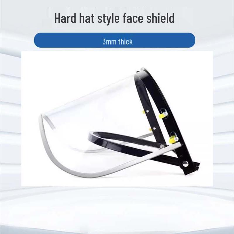 Safety Helmet Face Shield Set