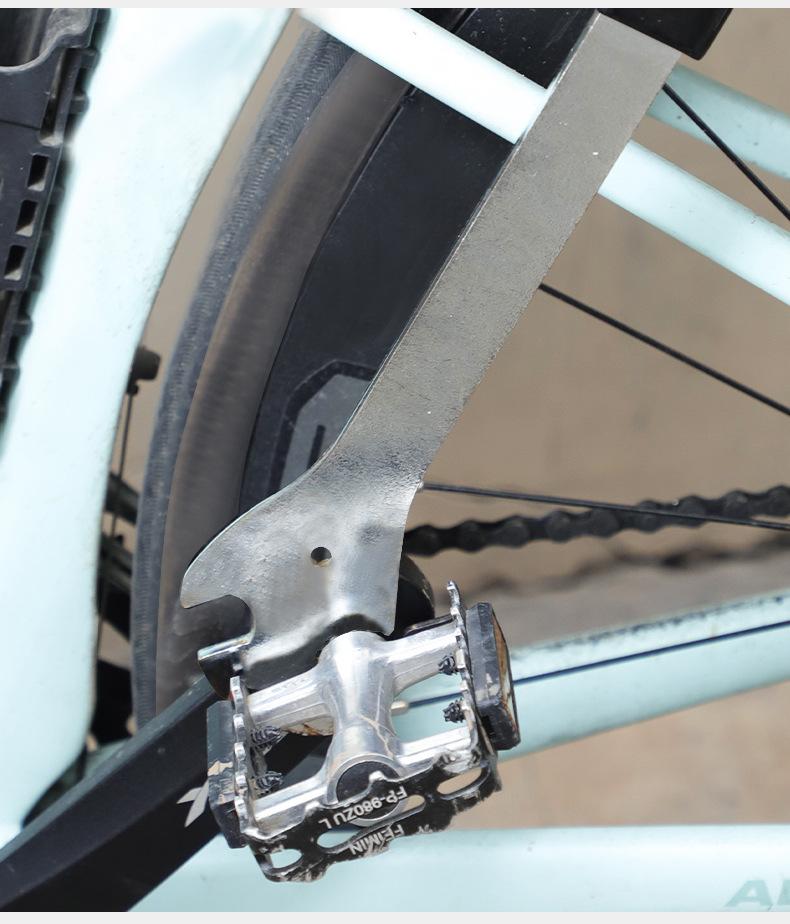 Bike Pedal Wrench 342mm Extra Long Handle Sturdy Durable Cycling Pedal Spanner Install Tool Bicycle Professional Repair Tool