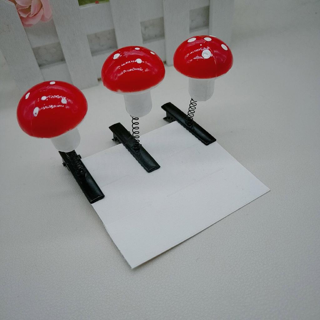 Dívčí sponka do vlasů Houba Ženy Dítě Sponky do vlasů Rozkošná Ozdoba do vlasů Sponky Houbovitý Tvar Sladké 2000s Dívčí sponky do vlasů