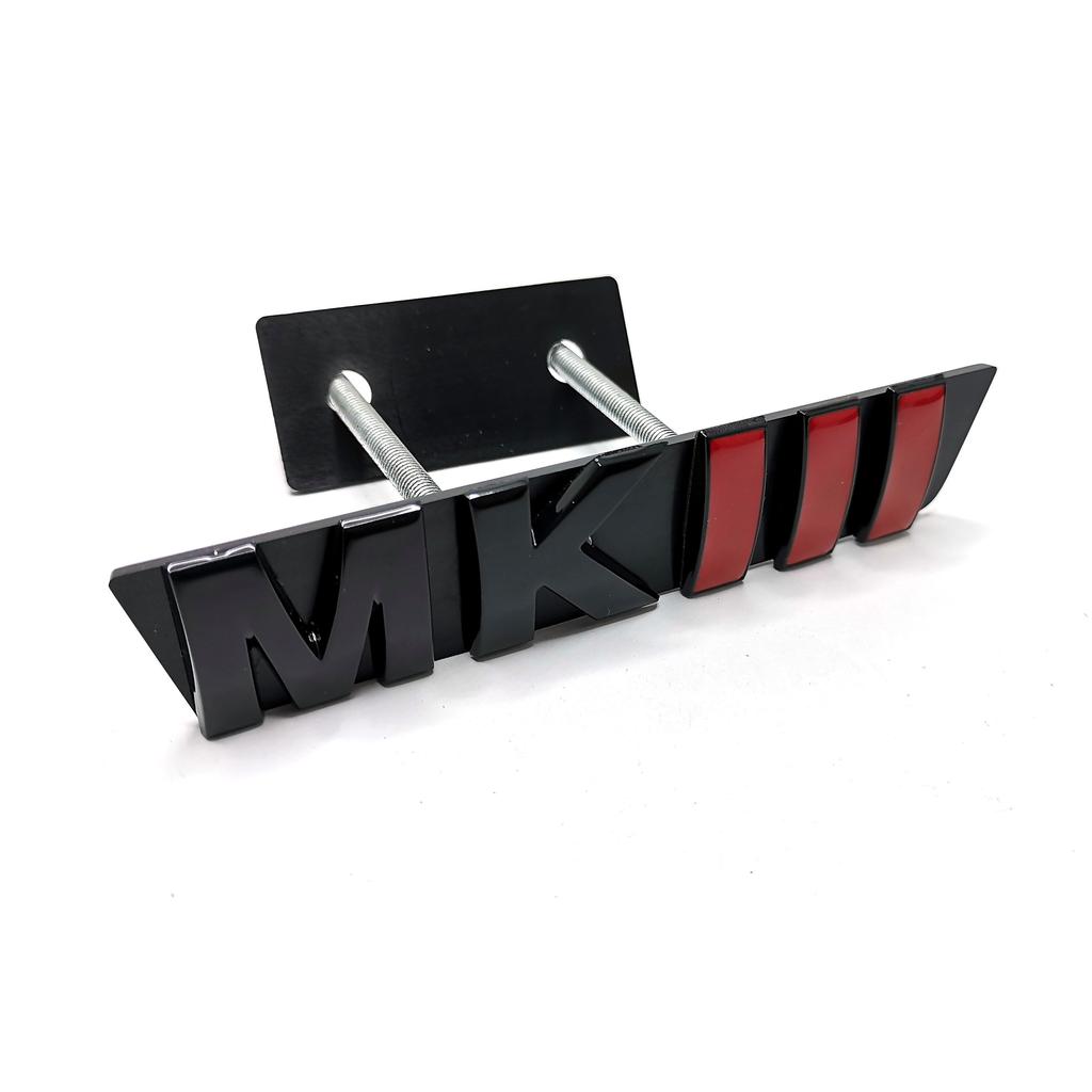 MKIII Tailgate Trunk Rear Car Emblems Letters MK 3 Grill Outlet Auto Badges Golf 3 Accessories