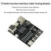 T5 Data Cable Detection Board USB Cable Tester For iOS Android Micro USB Type-C Type B Short Circuit On-Off Switching Test Tool