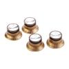 4pcs Electric Guitar Top Hat Knobs Volumes Tone Control Knobs Plastic Electronic Control Knobs Guitar Accessories