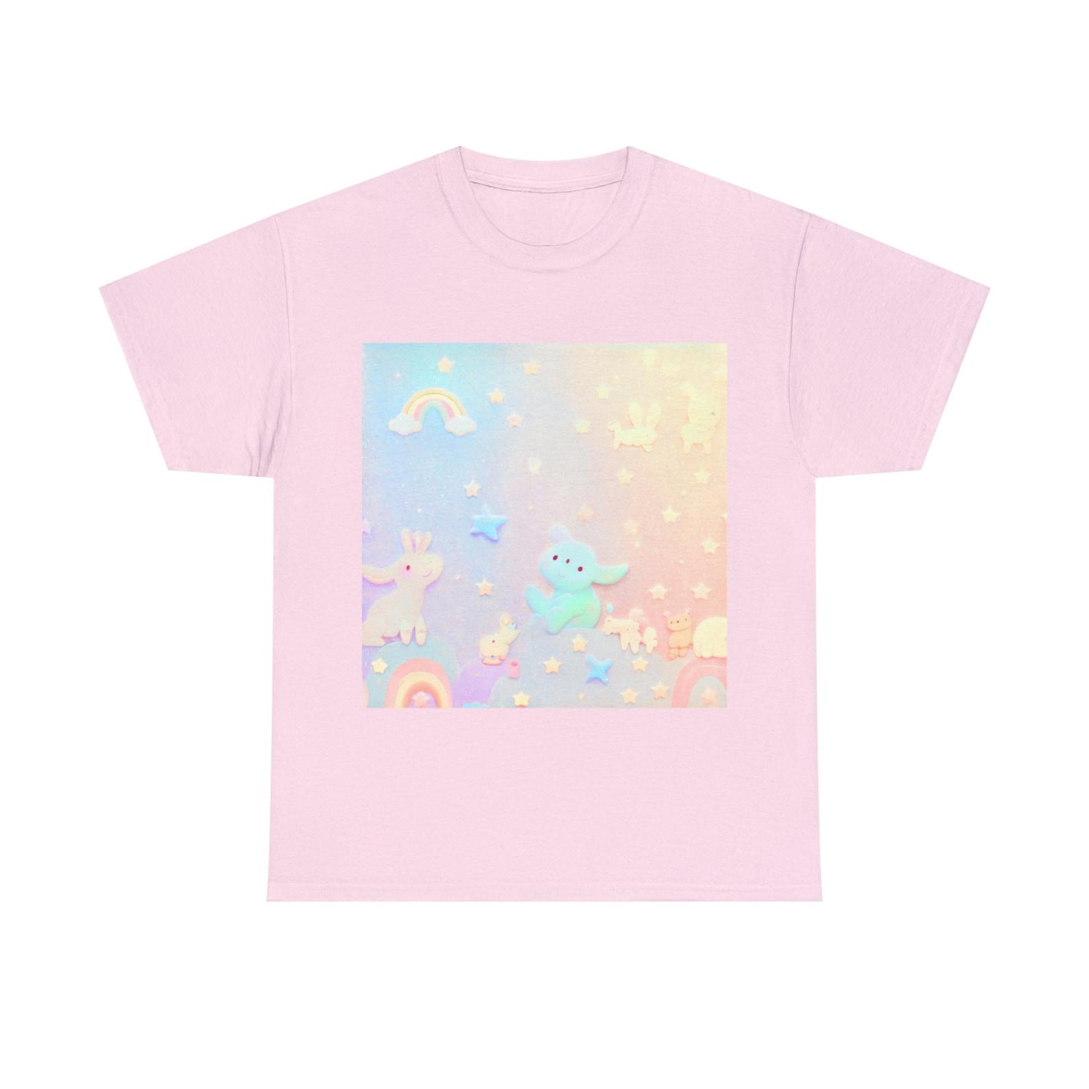 Pastel Glitter Animals Tee 150
