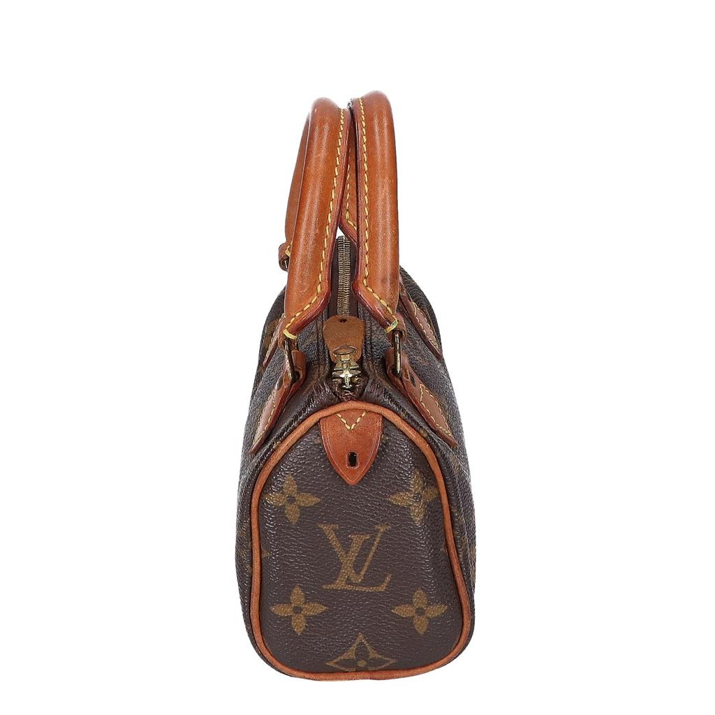 LOUIS VUITTON M41534 Mini Speedy Handbag with Shoulder Strap Shoulder bag MonogramUsed