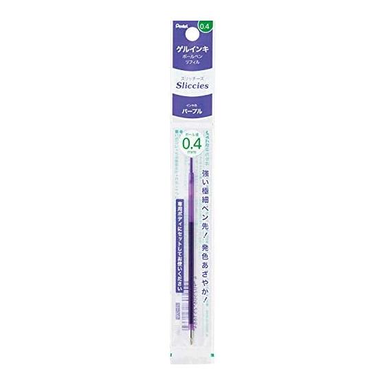 Сменный стержень для шариковой ручки Pentel Slitchies Refill 0.4 Фиолетовый XBGRN4V