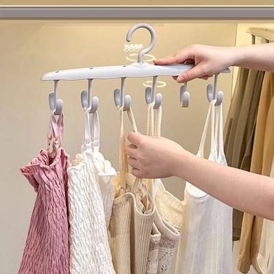 3PCS Wavy Clothes Hanger, Household Student Multi-Functional Hook, Drying Strap, Seamless Clothes Rack
