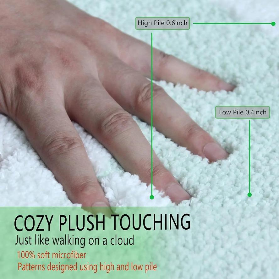 1 шт. Супер мягкий коврик для ванной комнаты — фото 4