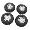 4PCS RC Crawler Tires 1.9 Inch Rubber   RC Tire with Plastic Wheel   for   1Celsius10 Remote Control Cars