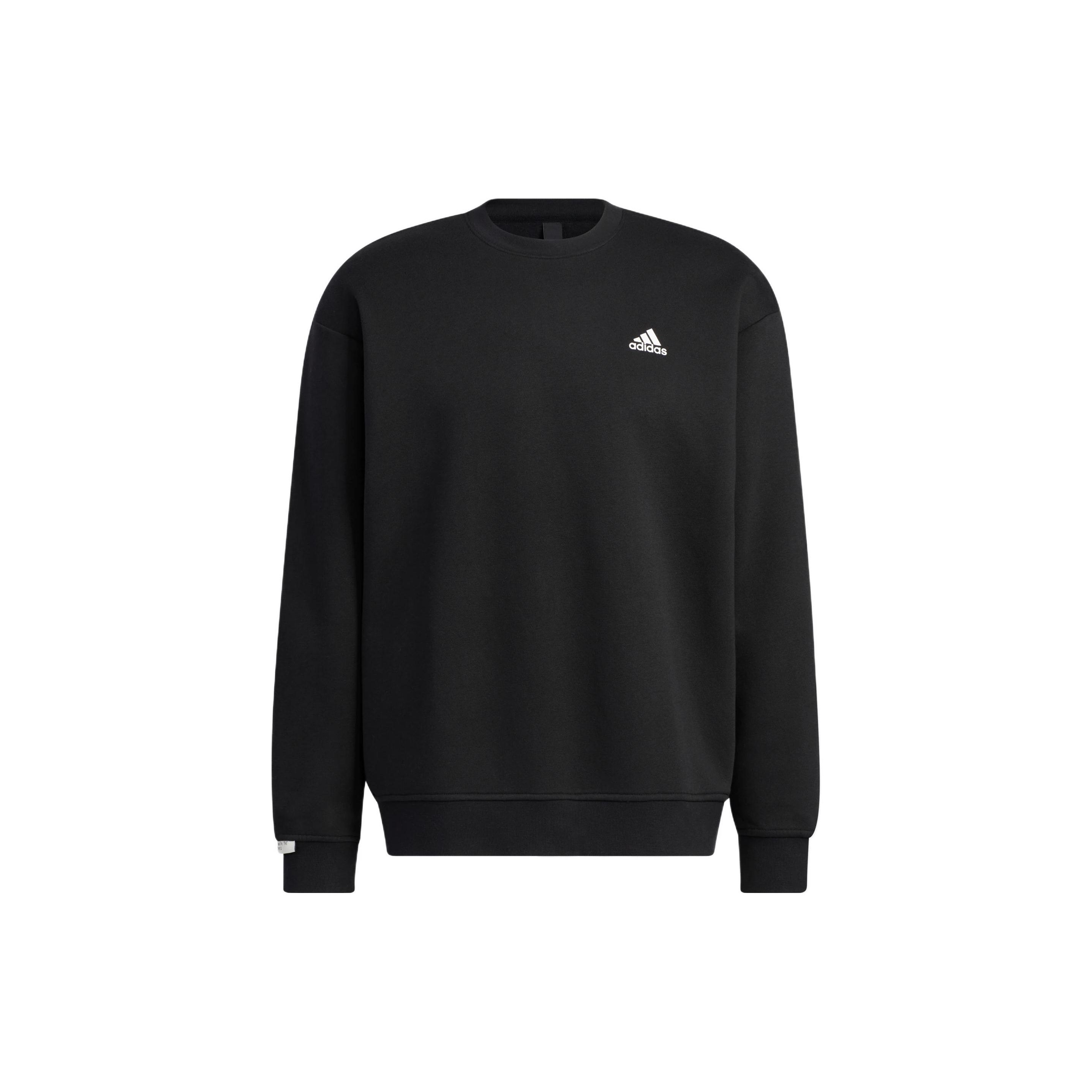 

Adidas Label Series Classic Color Block Sweatshirt Unisex Daily Streetwear Top Black White IB2774 XXXXL