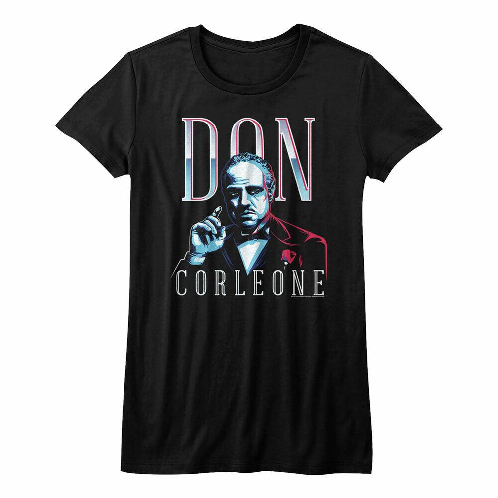 Godfather Don Corleone Black Junior Women's T-Shirt