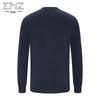 EMZ Erdos Men's 100% Cashmere Round Neck Sweater