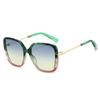 JYL Square Women's Sunglasses UV400 Retro Gradient Trendy Streetwear / 3259