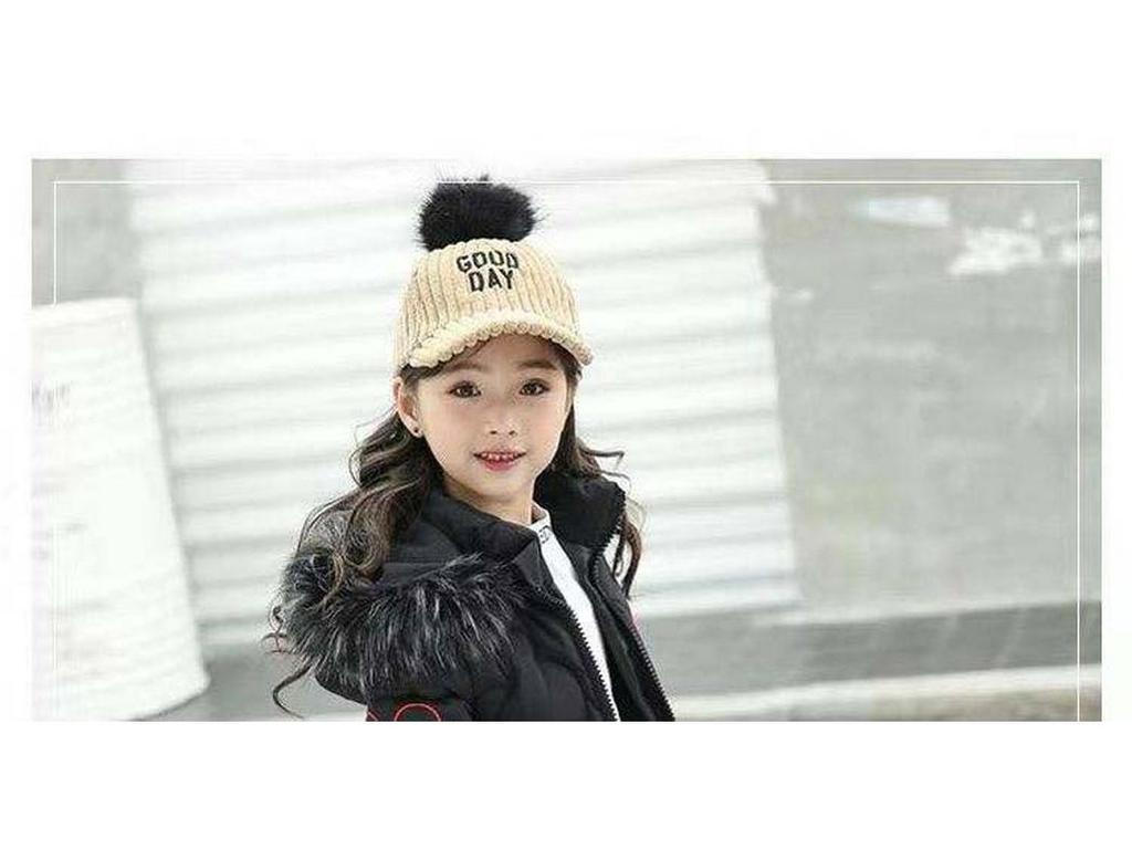 Mädchen Baumwollmantel 2024: Neue dicke warme lange Jacke im koreanischen Stil für Kinder