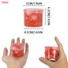 Festive Jelly Cube Crunchy Crystal Slime Kit, Soft Non-Sticky Stretchy Sludge, Ideal for Holiday Party & Festival Gifts