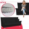 3-seater Sofa Bed with Sleeping Function WELUR Black GAJA Family Meble