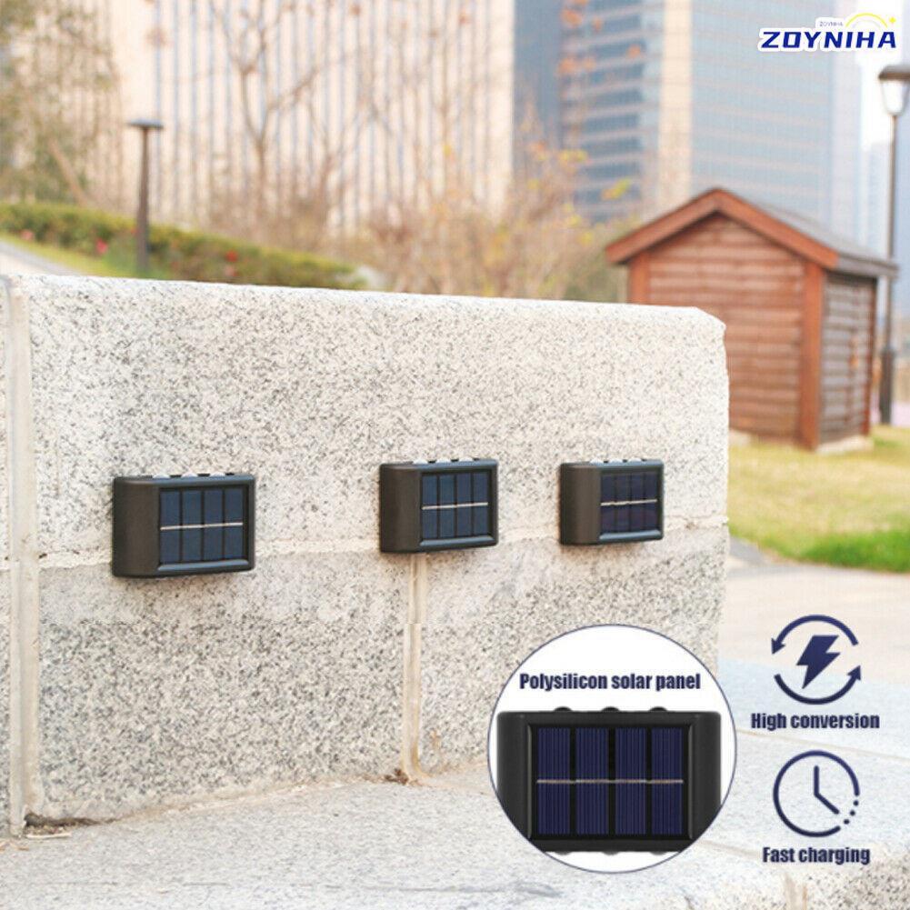 Kinkiet solarny Zewnętrzny IP65 Wodoodporny Balkonowy kinkiet Oświetlenie Zewnętrzna lampa solarna na dziedziniec Street Garden Decor LM