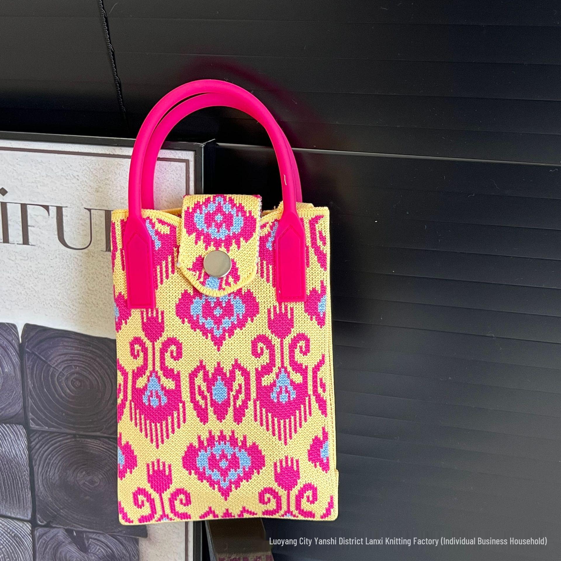 

Синьцзян Адель Этнический Богемный Вязаный Кроссбоди Кошелек для монет