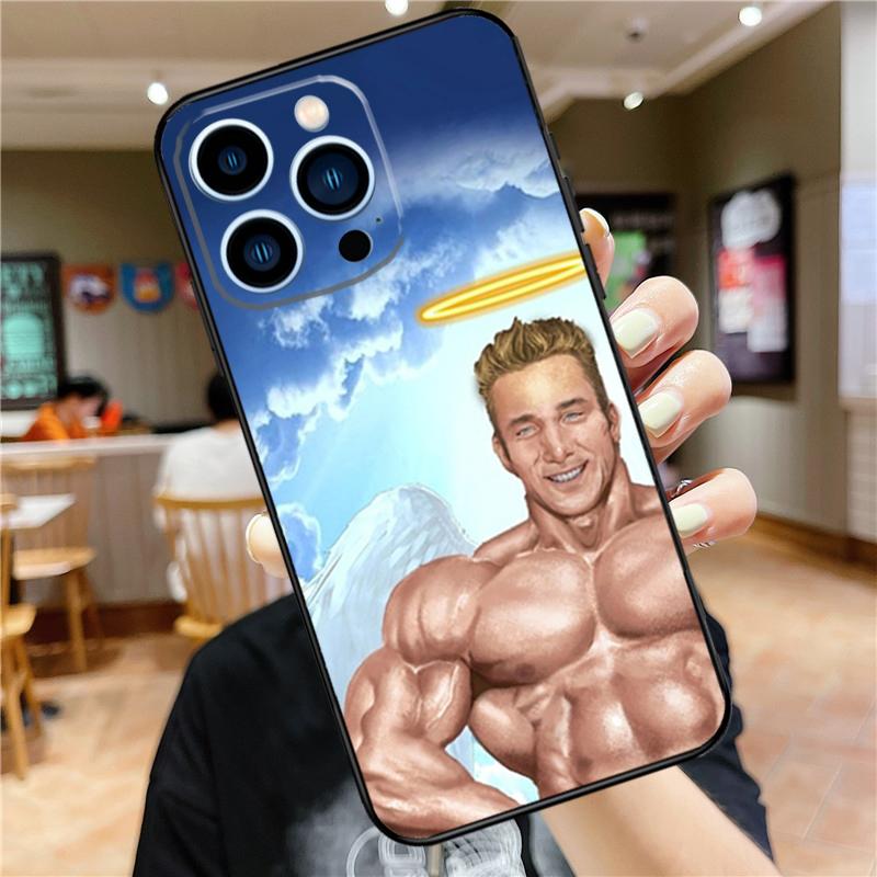 Billy Herrington Art Case For iPhone 17 Pro Max 16 15 14 11 12 13 Mini Plus 16e 17 Air Bumper Cover Accessories