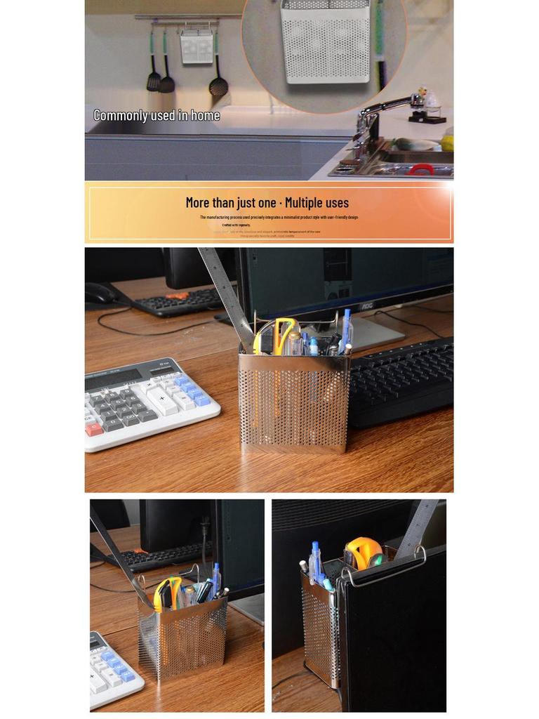 Stainless Steel Hanging Chopstick Holder & Kitchen Storage Rack