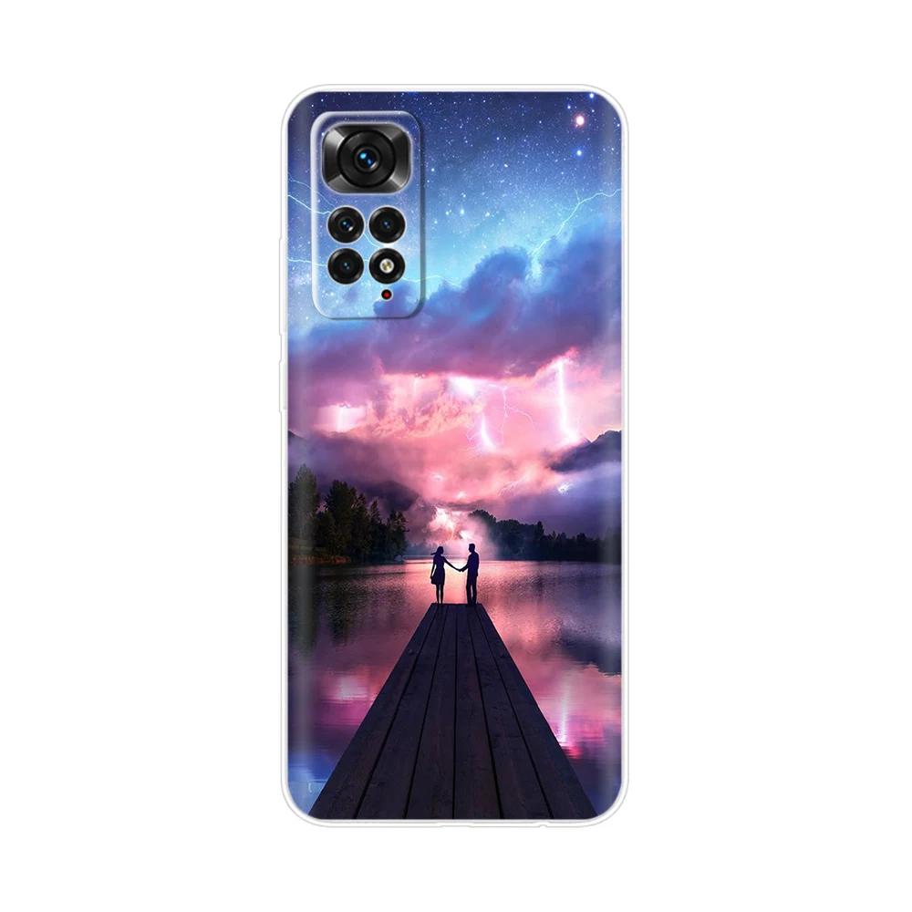 For Redmi Note 11 Case Soft Clear TPU Silicone Bumper Back Cover for Xiaomi Redmi Note11 Note 11 Pro 5G 4G 11s Phone Case Coque