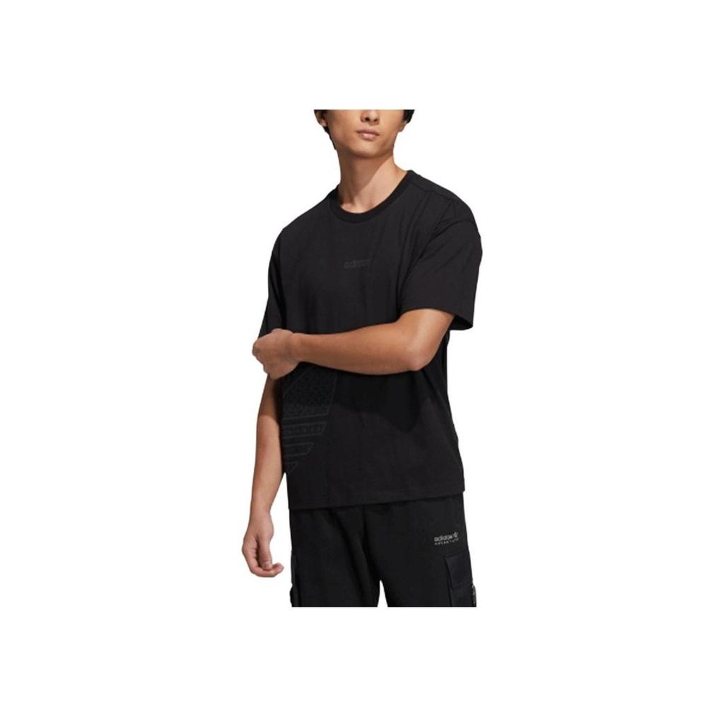 Adidas Originals Trefoil CNY Edition Short Sleeve Crew Neck T-Shirt Unisex Tops Black HC0574