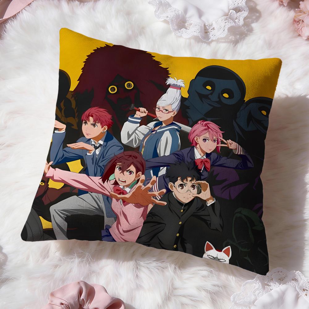 Anime D-Dandadan Cushion Cover Premium Comfort Reversible Pillow Cove -Two In One Design for Any Room & Car Interior