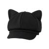 Leopard Print Beret Cap Anti-UV Painter Hat Fashion Cat Ear Hat  Outdoor Sports
