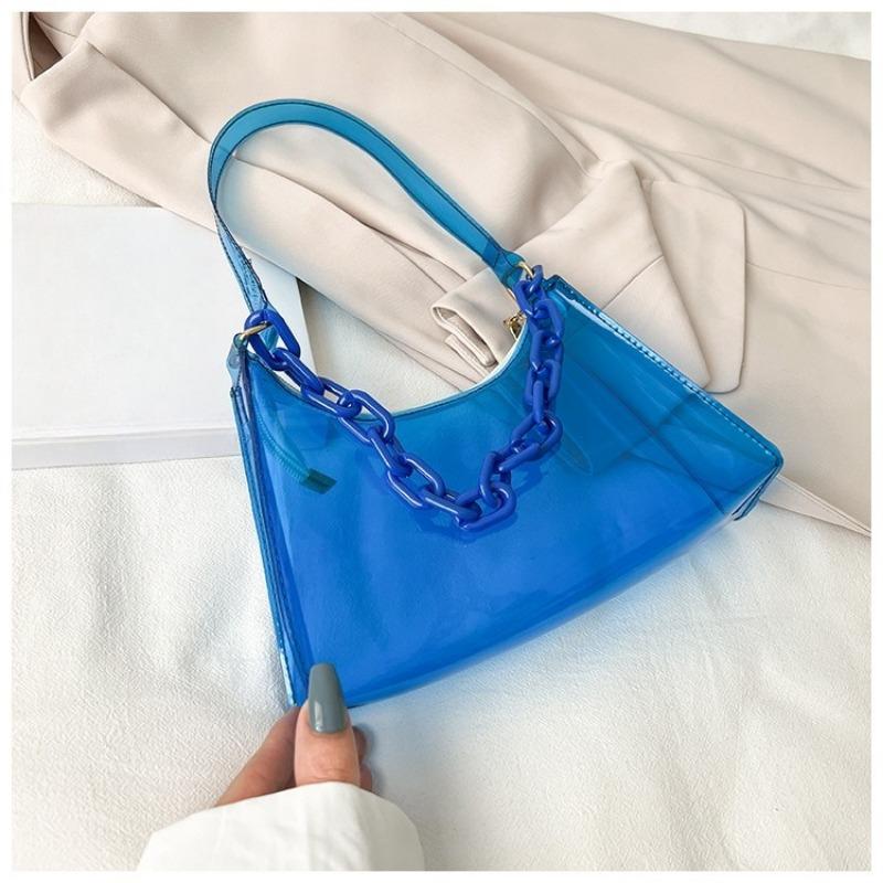 Fashionable Women's Bag, Fresh and Clean Jelly Bag, Women's Underarm Bag, Single-shoulder Small Bag