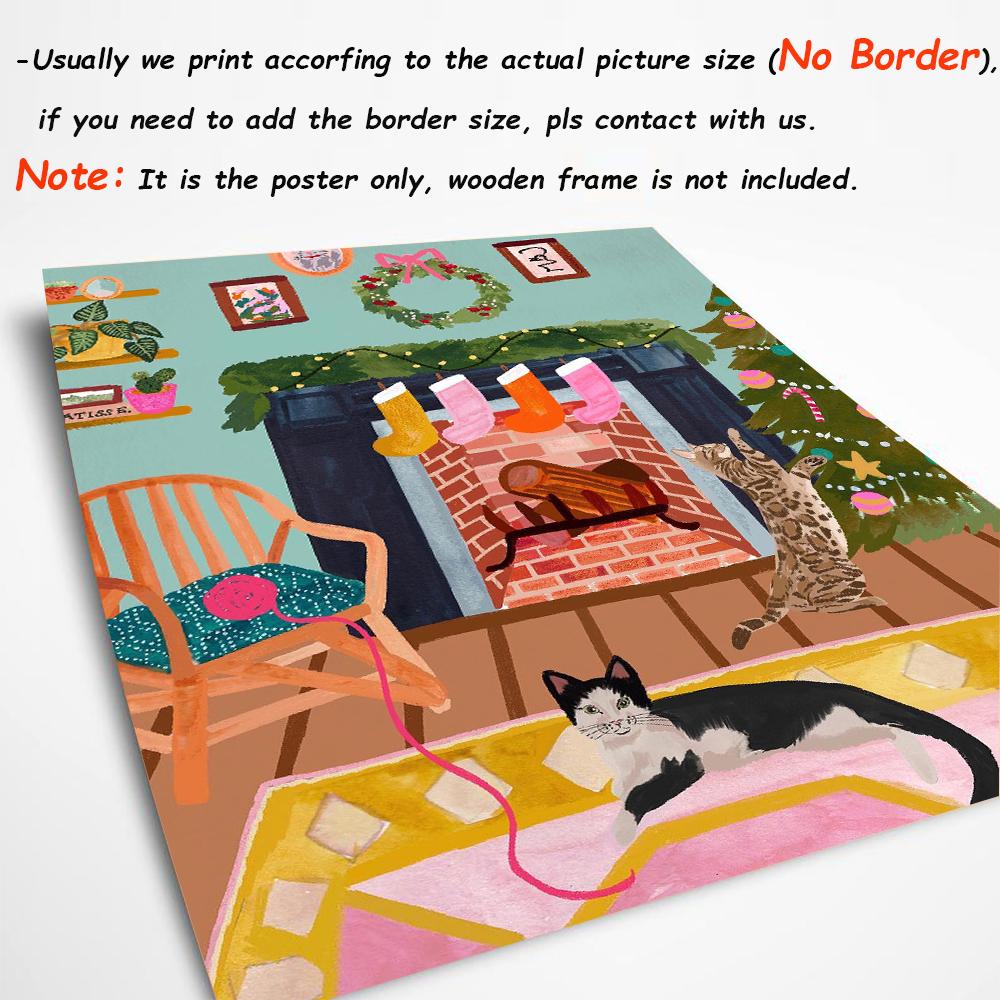 Obraz ścienny na płótnie z motywem choinki Plakaty i wydruki skandynawskie Zima w Nowym Jorku Zdjęcia z podróży do salonu Wystrój domu