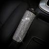 Crystal Car Handbrake Cover Auto Gear Shifter Set Rhinestones Seat Belt Cover Styling Diamond Interior Accessories For Girls