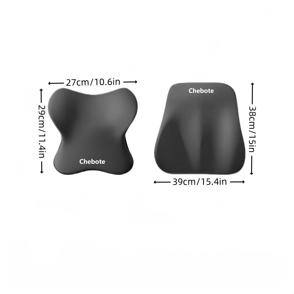 Car Memory Foam Neck Pillow Protection Lumbar Backrest Cushion Lumbar Cushion Car Headrest Cushion Seat Accessories Dropshipping