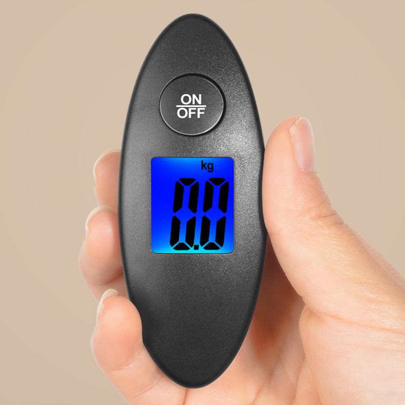 10G-40Kg Portable Luggage Scale High Precision Travel Digital Hanging Scales With Webbing Belt Lcd Digital Electronic Luggage