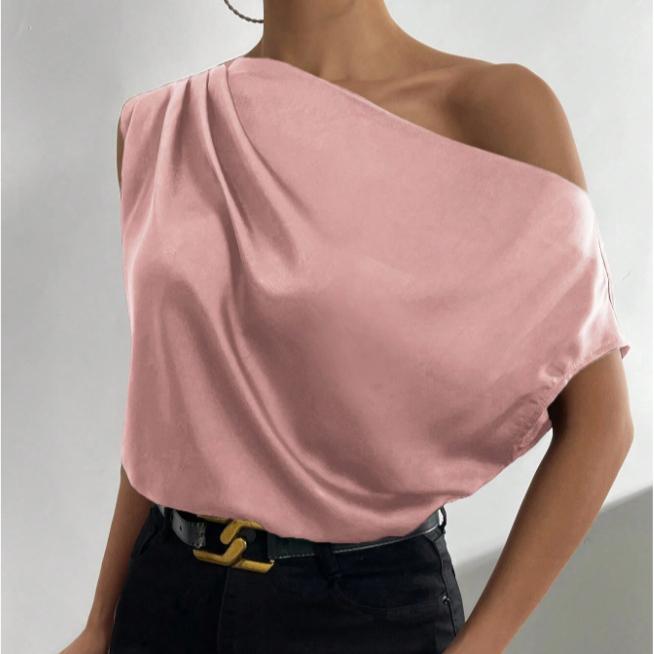 Imitation Silk Satin Halter Top 2025 Spring Solid Color Satin Pullover Sleeveless Shirt for Women Wearing Sexy Base Layer Short Top